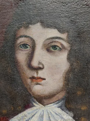 Portret van een edelman, detail, na